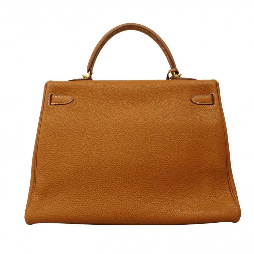 Hermes Kelly 35 Togo Gold Handbag (□L stamp) 2-way bag for women - Picture 15 of 15